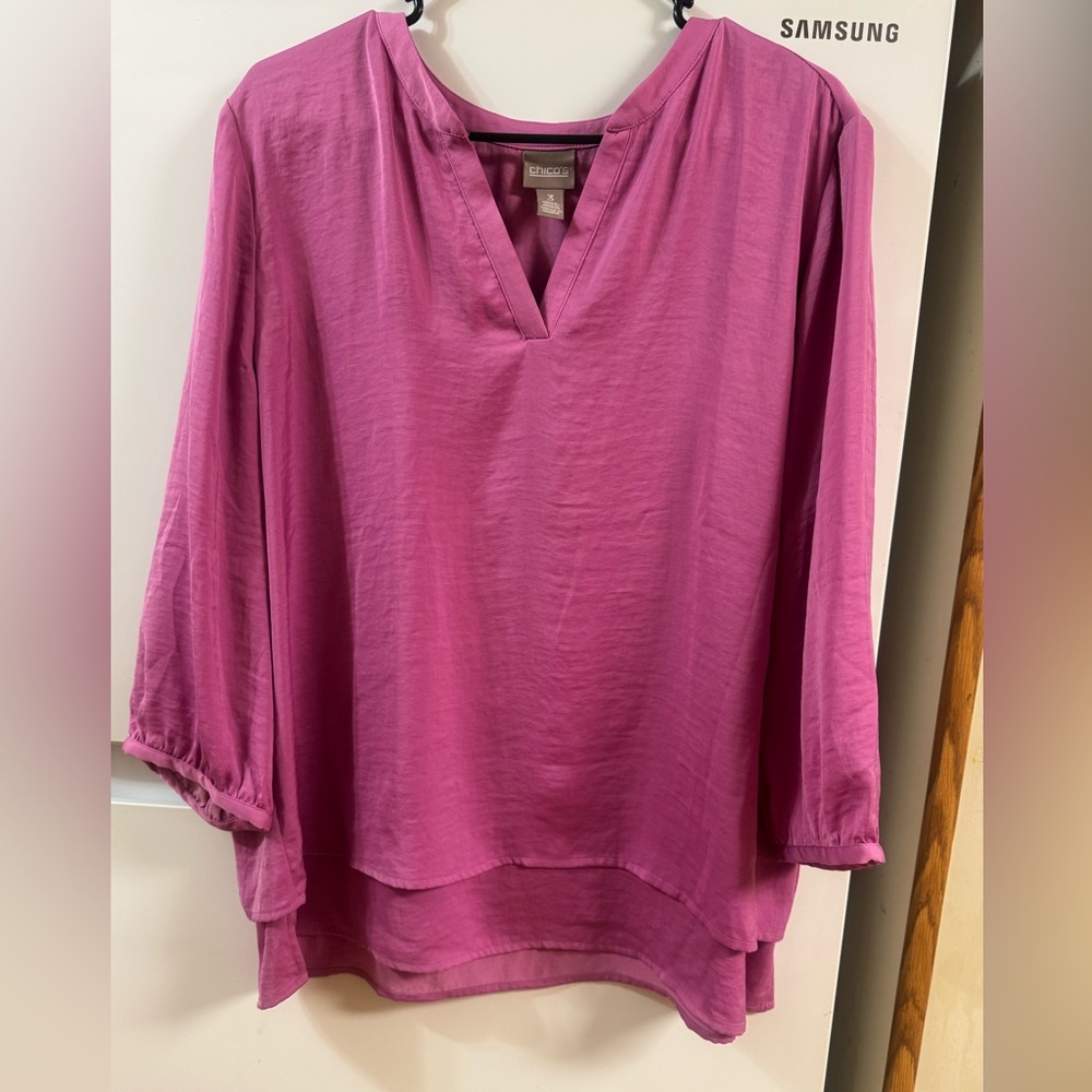 Chico's Fuchsia Blouse for Women